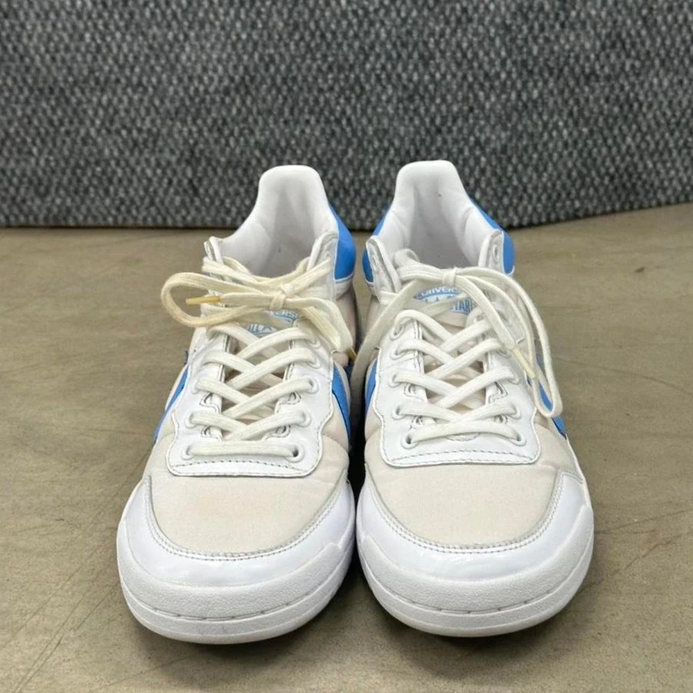 Converse Fastbreak Low White Blue Leather Sneakers